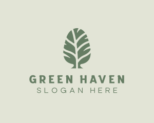 Green Pine Tree logo design