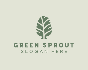 Green Pine Tree logo design