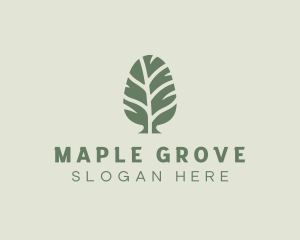 Green Pine Tree logo design