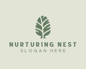 Green Pine Tree logo design