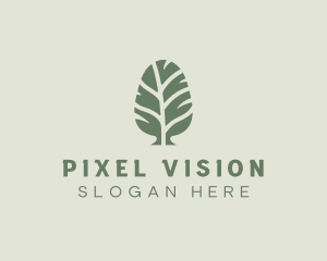 Green Pine Tree logo design