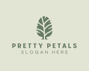 Green Pine Tree logo design