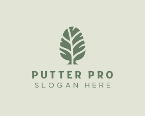 Green Pine Tree logo design