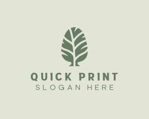 Green Pine Tree logo design