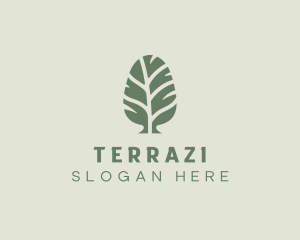 Green Pine Tree logo design