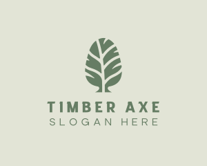 Green Pine Tree logo design