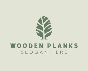 Green Pine Tree logo design