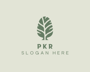 Green Pine Tree logo design