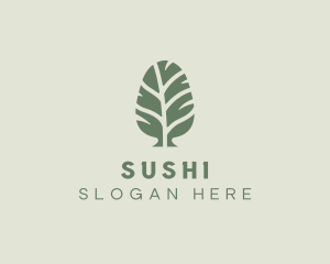 Green Pine Tree logo design