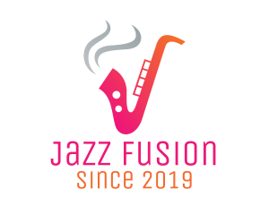 Jazz - Smoking  Music Saxophone logo design