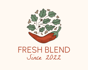 Ingredients - Organic Leaf Spice logo design