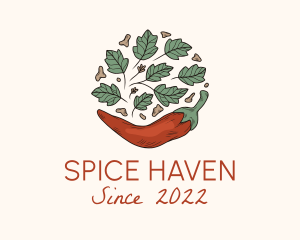 Spices - Organic Leaf Spice logo design