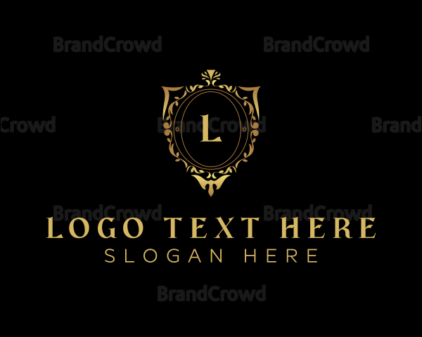 Luxurious Ornament Beauty Salon Logo