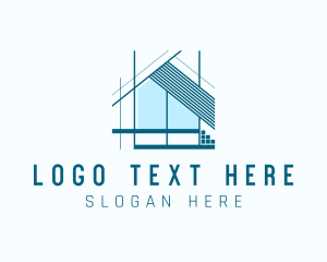 Blueprint - House Interior Design logo design