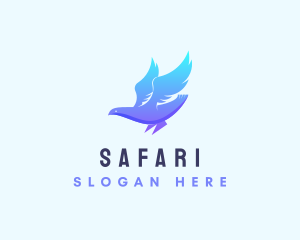 Safari Gradient Dove logo design