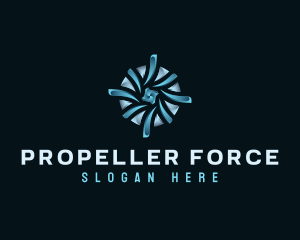 Propeller - Thermal Ventilation Propeller logo design