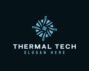 Thermal Ventilation Propeller logo design