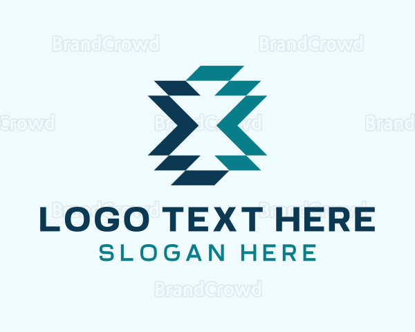 Cyber Technology Letter X Logo