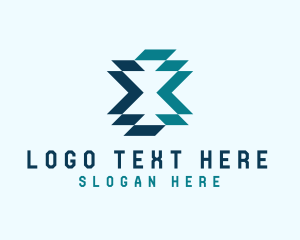 Cyber Technology Letter X Logo
