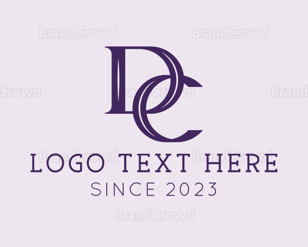 Marketing Letter DC Monogram Logo
