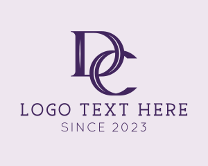 Real Estate - Marketing Letter DC Monogram logo design