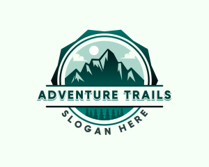 Mountain Forest Adventure  logo design