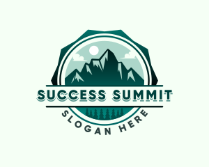 Mountain Forest Adventure  logo design