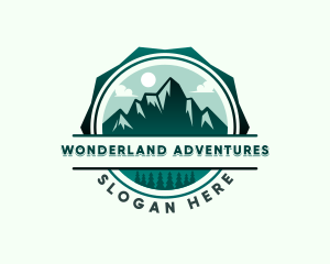 Mountain Forest Adventure  logo design