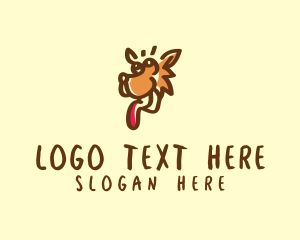 Drawing - Canine Dog Character logo design