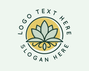 Green Lotus Salon logo design