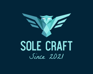 Blue Owl Origami logo design