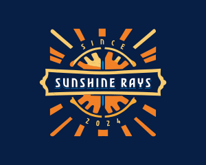 Decorative Sunburst Ornament logo design