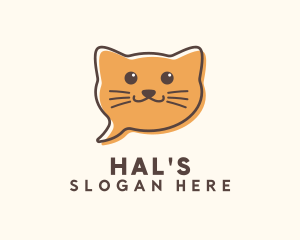 Orange Cat Chat Logo