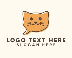 Orange Cat Chat Logo