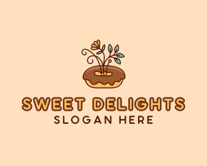 Dessert - Organic Donut Dessert logo design