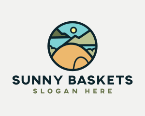 Picnic - Camping Tent Forest logo design