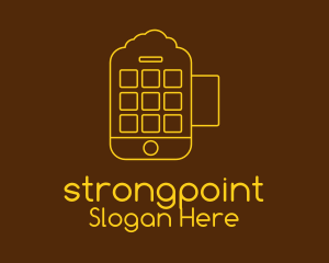 Smartphone Beer Mug  Logo