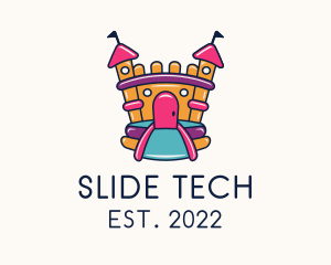 Slide - Inflatable Theme Park logo design