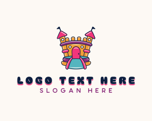 Slide - Inflatable Theme Park logo design