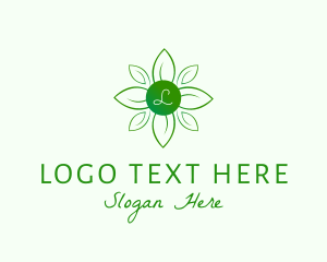 Flower Shop - Natural Wellness Spa logo design