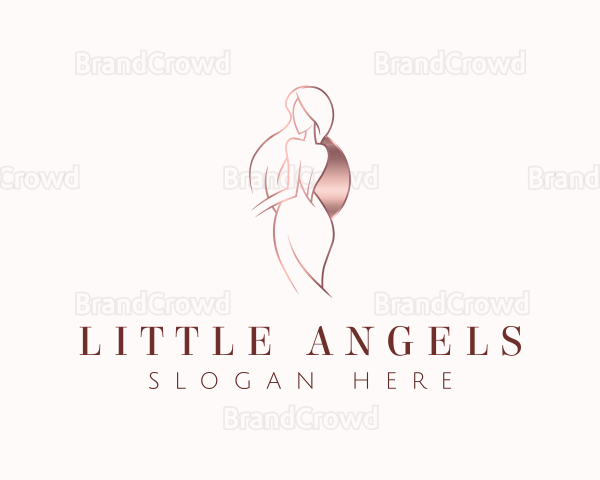 Beautiful Woman Dress Logo