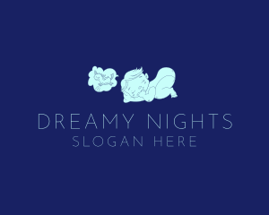 Sleepwear - Unicorn Baby Dream logo design