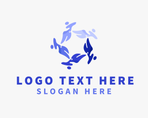 Donation - People Team Organization logo design