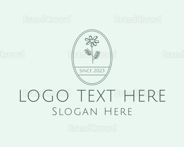 Floral Boutique Plant Logo