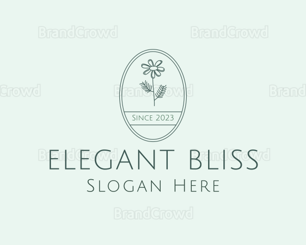 Floral Boutique Plant Logo
