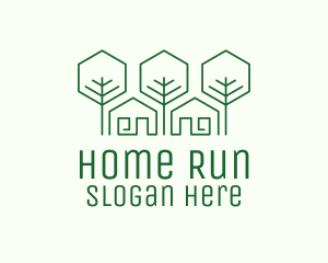 Green Home Builder logo design