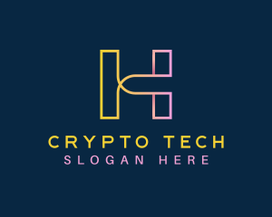 Crypto - Crypto Tech App logo design