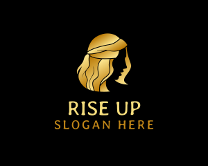 Beauty Woman Hairdresser logo design