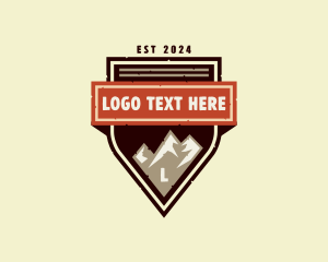 Trek - Outdoor Mountain Adventure logo design