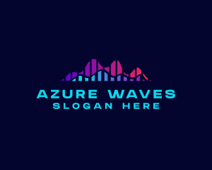 Digital Music Wave logo design